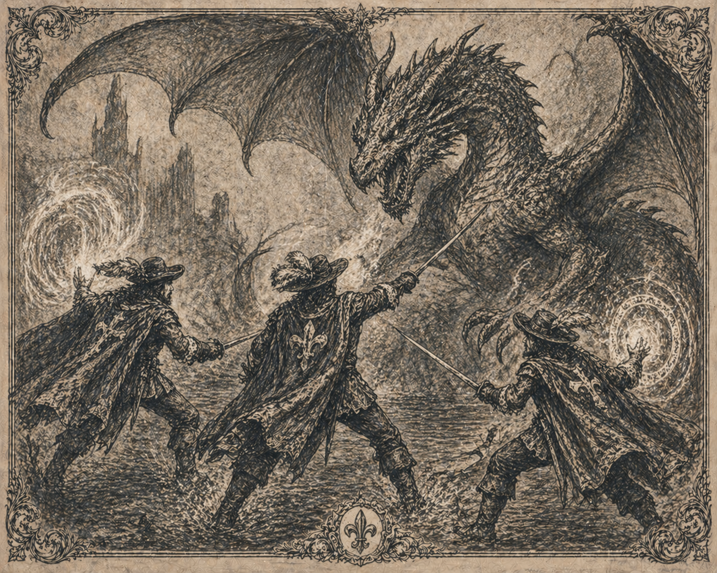 Mousquetaires contre dragons